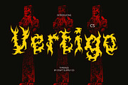CS Vertigo – Black Metal Font, a Blackletter Font by Craft Supply Co. (Thumbnail 1 of 8)