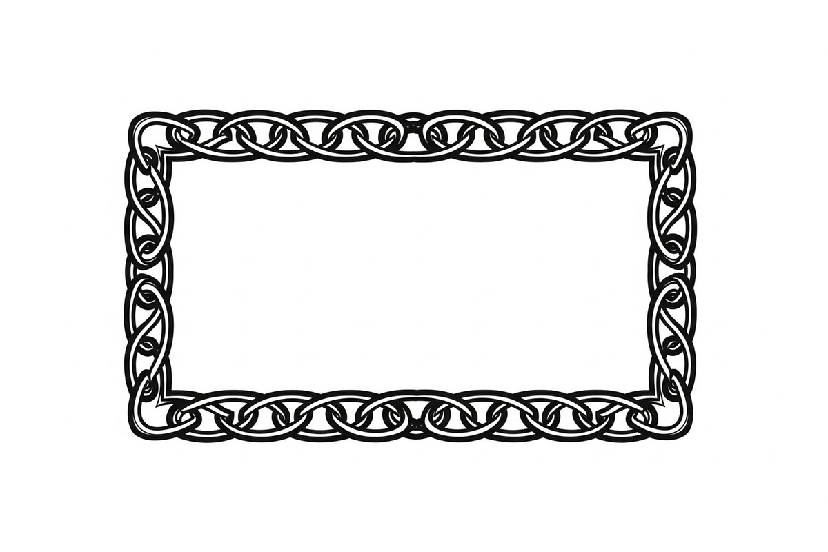 Chain Border Frame SVG Bundle, an Illustration by Designs_River (Photo 14 of 31)