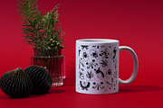 Christmas Pattern with Animals Masks, a Pattern Graphic by Art's and patterns (Thumbnail 3 of 3)