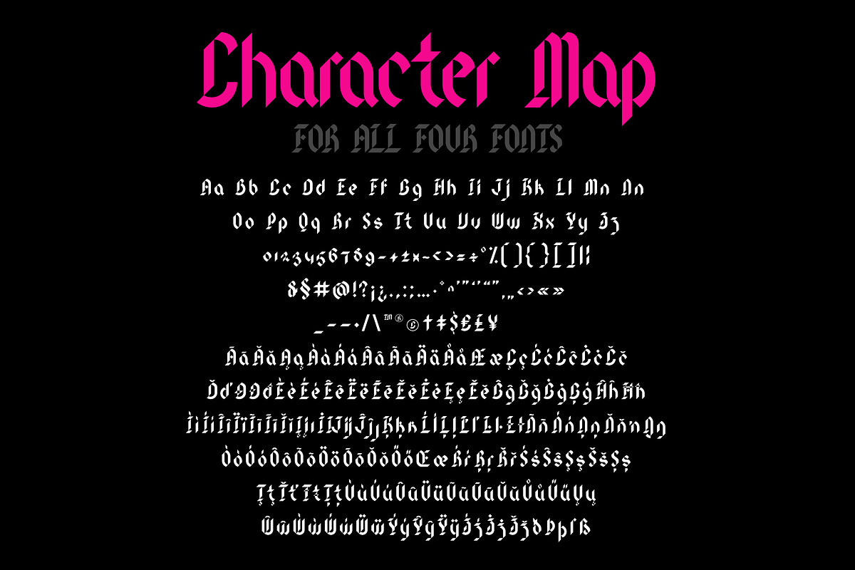 Blackword NeoGothic, a Blackletter Font by Sentavio (Photo 4 of 7)