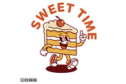 Illustration Sweet Time Mascot, a Food Illustration by kalehstudio (Thumbnail 3 of 3)