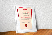Certificate Word | PSD | AI, a Stationery Template by Curve Design (Thumbnail 1 of 3)