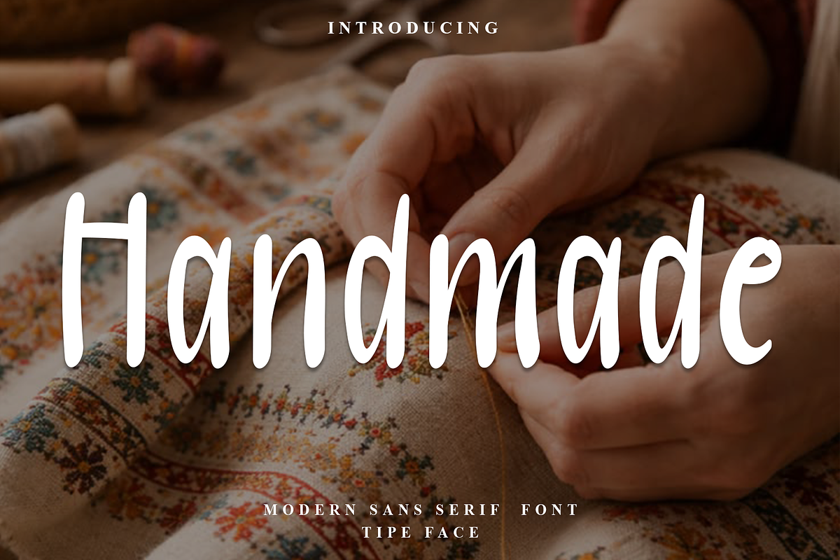 Handmade, a Script Font by InermediaSTUDIO (Photo 1 of 8)