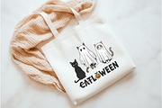 Catloween Png, Funny Halloween png, an Illustration by Watercolor design (Thumbnail 3 of 3)