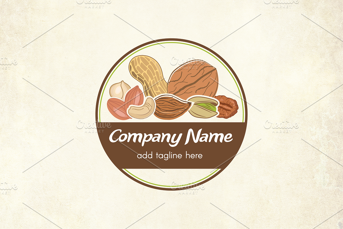 Granola Organic Logo, a Templates & Theme by Veksy Logo Design Shop (Photo 2 of 5)