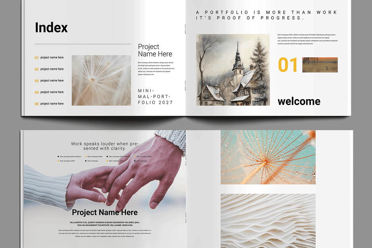 Portfolio Layout, a Brochure Template by MightyDesign (Photo 3 of 9)