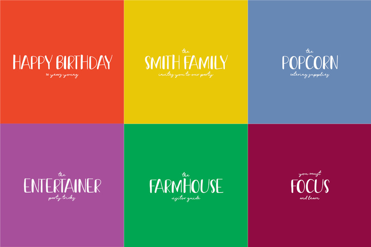 Frosted Cupcake Font preview 3