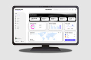Web UIUX SaaS Dashboard UI Kit, a Templates & Theme by studiogstock (Thumbnail 2 of 2)