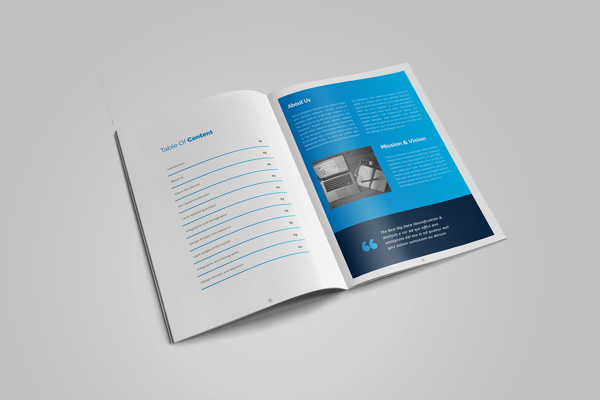 Business Project Proposal Design, a Brochure Template by Layout Design (Photo 3 of 8)