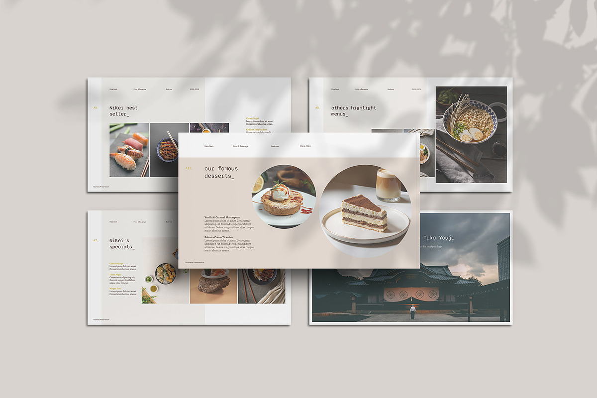 Minimal Resto & Bar Proposal | Nikei, a Design Template by Rich Raccoon (Photo 2 of 7)