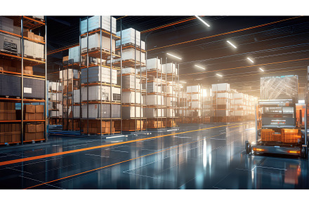 logistics commercial warehouse, a Background Photo by pikepicture