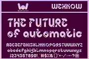 Artificial Robots font, a Font by weknow (Thumbnail 2 of 8)
