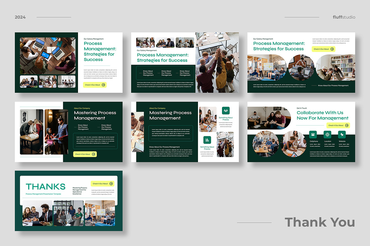 Process Management Keynote Template, a Presentation Template by fluffstudio (Photo 4 of 4)