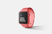 Smart Watch Mockups, a Wearable Device Mockup by artimasa (Thumbnail 3 of 5)