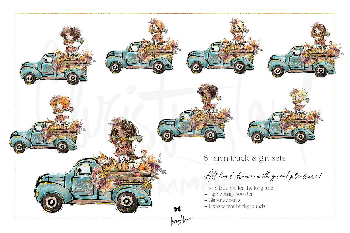 Fall Farm Market Clipart Autumn PNG, a Seasonal Illustration by KaramfilaS (Photo 8 of 11)