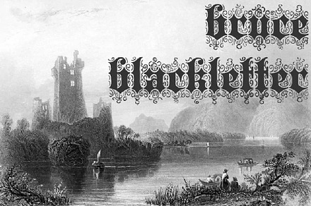 Bruce 532 Blackletter, a Blackletter Font by Intellecta Design