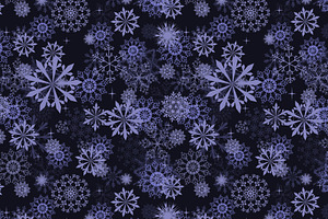 Seamless Snowflakes