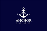 Nautical Anchor Badge Logo Bundle, a Branding & Logo Template by Dyn Studio (Thumbnail 3 of 6)