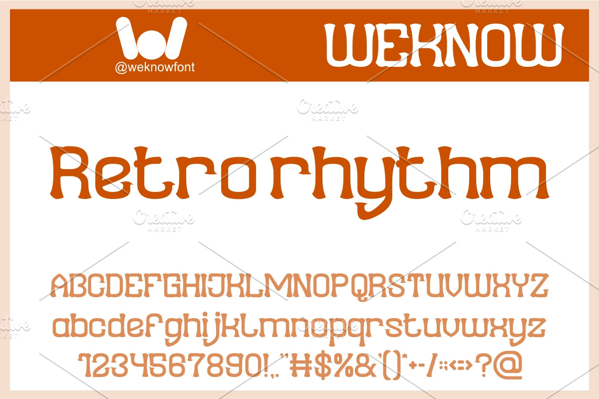 Funky Groove font, a Sans Serif Font by weknow (Photo 4 of 8)