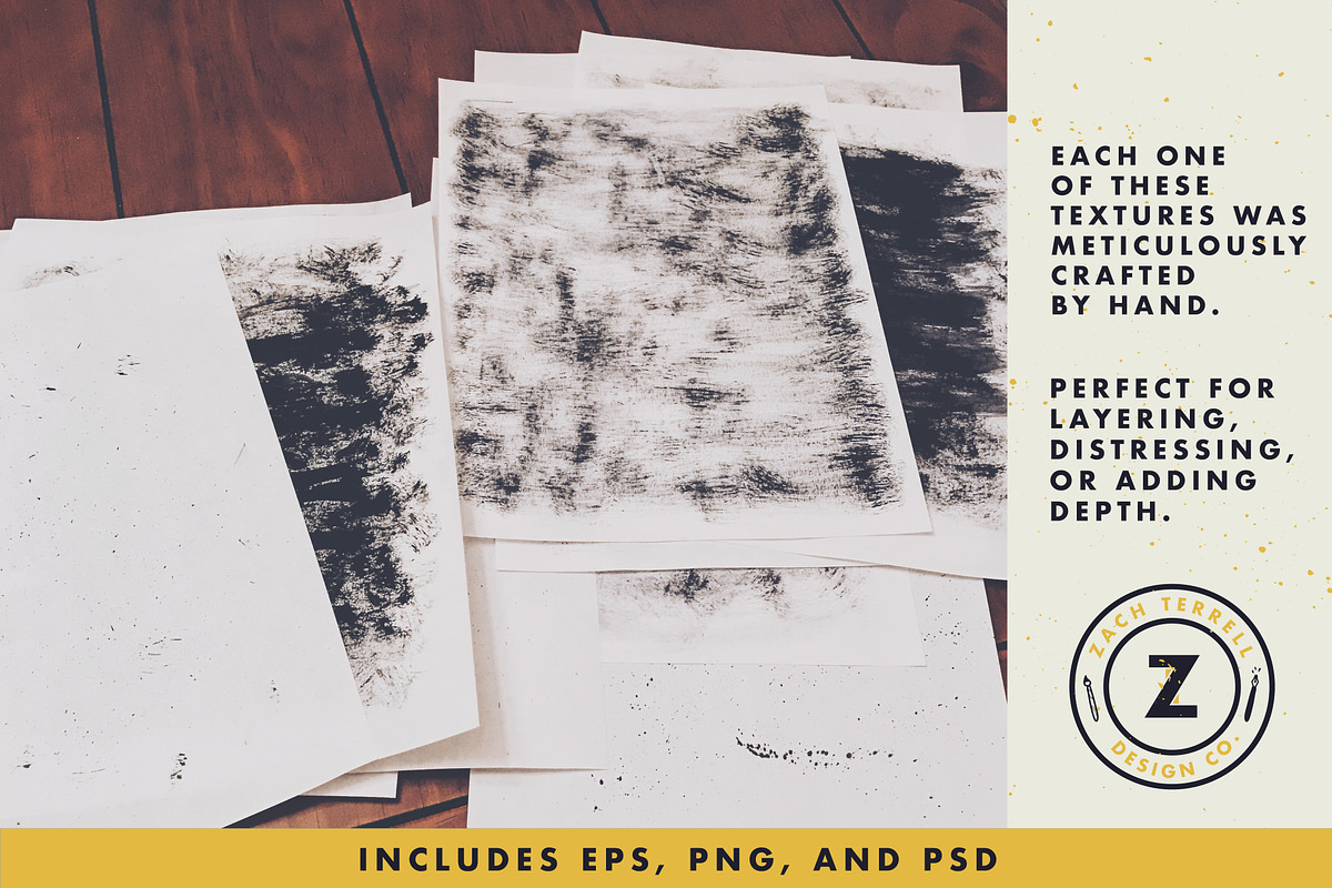 Grunge and Grit Textures, a Texture Graphic by Zach Terrell Design (Photo 3 of 4)