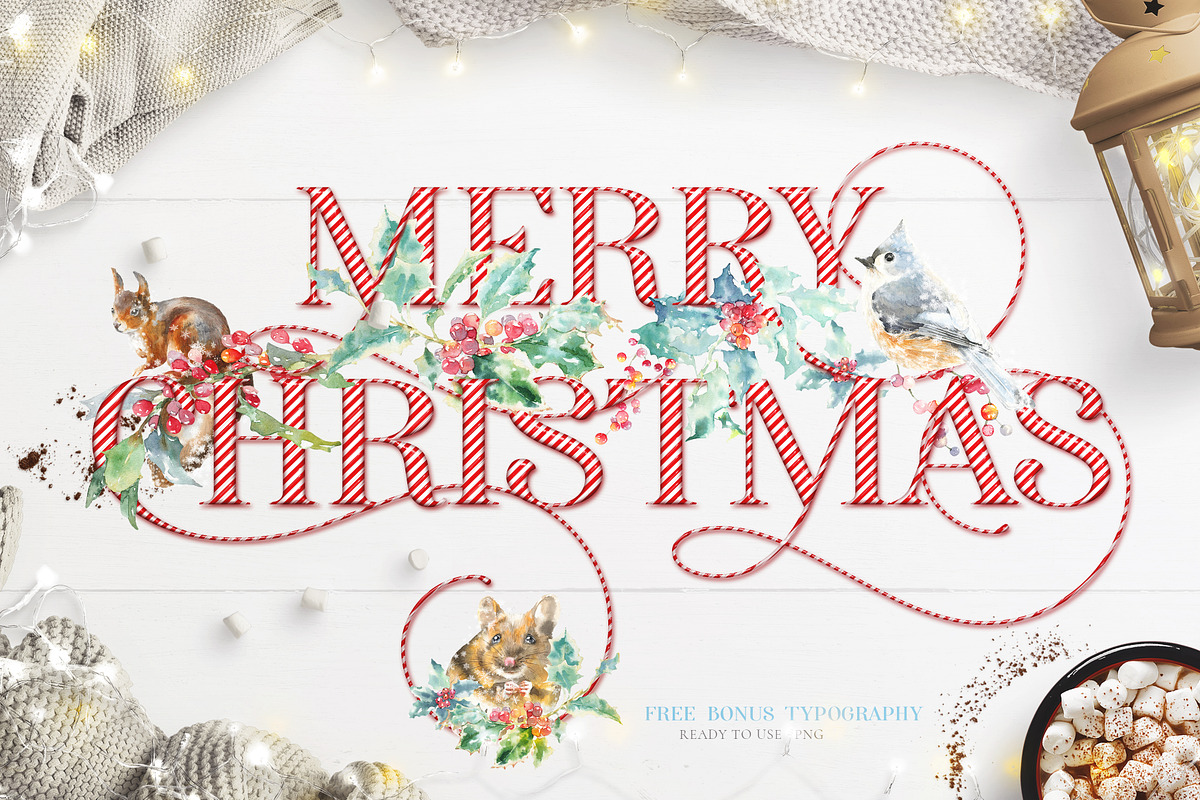 Christmas Watercolor Woodland Story, an Animal Illustration by Catherine Wheel (Photo 8 of 29)