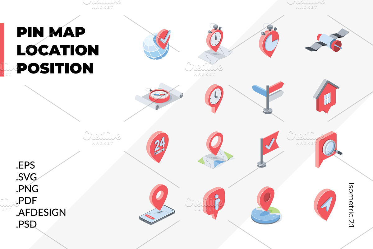 Pin map, location, position icons, a Technology Illustration by AIWD
