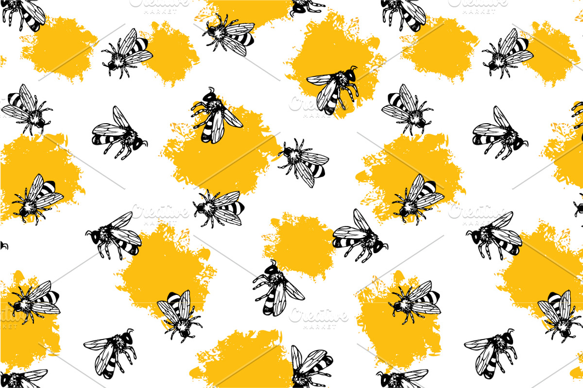 Honey Set. Hand Drawn Illustrations, a Graphic by Epine (Photo 2 of 3)