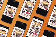 Orange Playful Autumn Sale Flyer Set, a Flyer Template by Aiyari Graphic (Thumbnail 2 of 3)