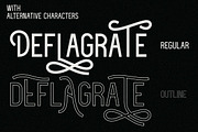 Deflagrate Fonts, a Font by DaldSgh (Thumbnail 5 of 7)