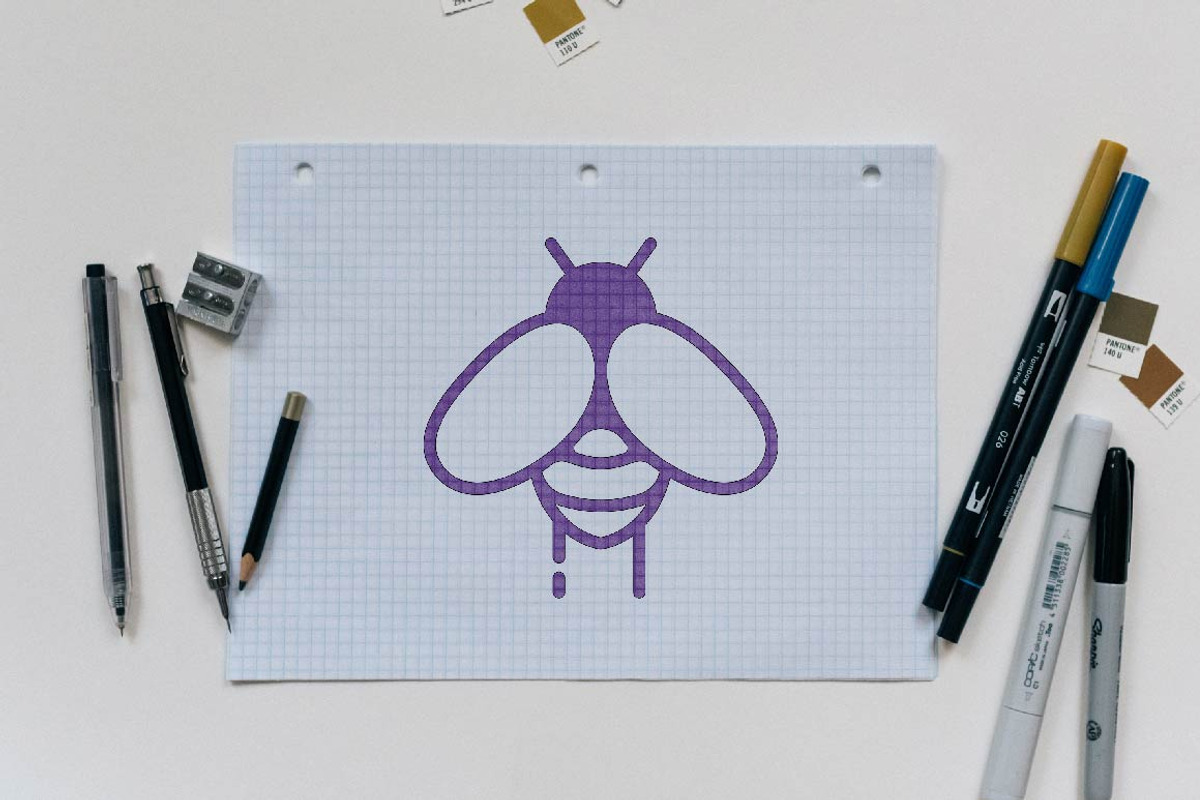 Bee Insect Animal Flying Wings Logo, a Branding & Logo Template by jongcreative (Photo 3 of 4)