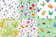 Watercolour wild nature, a Pattern Graphic by Sundra (Thumbnail 15 of 19)