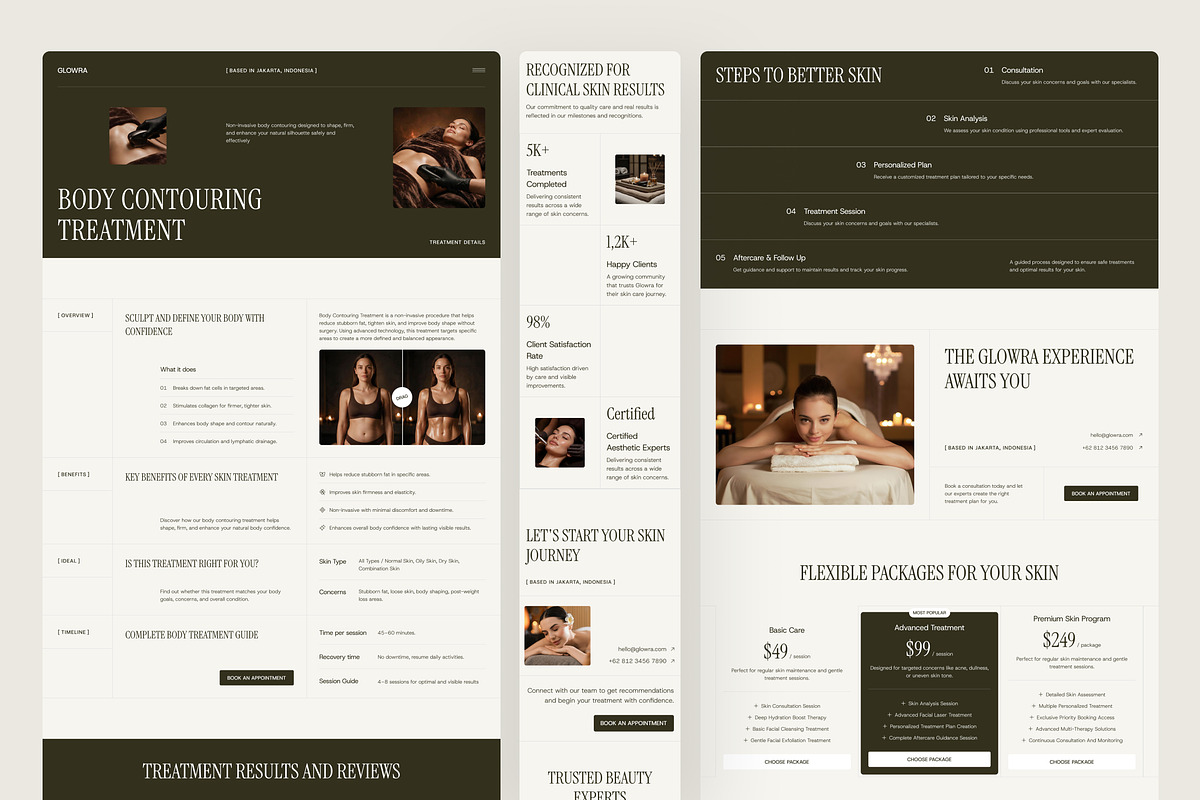 Beauty Clinic Website UI Figma, an UI Kit Template by peterdraw (Photo 5 of 7)