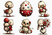 Whimsical Polka Dots Easter Clipart, an Illustration by Craft Nest (Thumbnail 10 of 11)