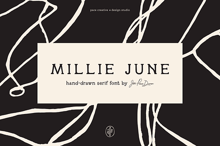 Millie June: A Hand-Drawn Font