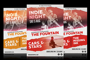 Indie Night Music Poster Template