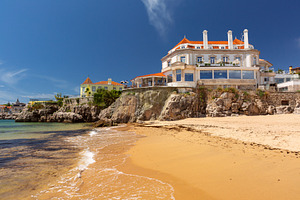 Sandy Beach and Historic Waterfront, an Architecture Photo by kavalenkava
