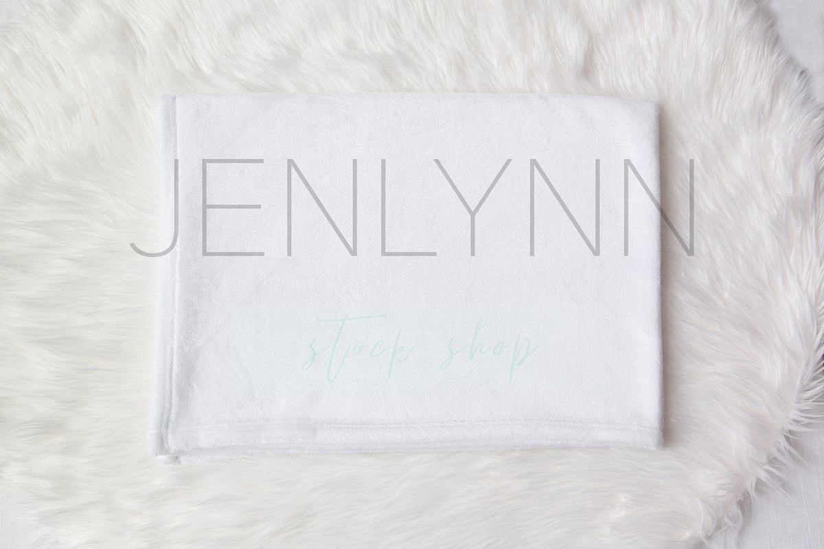 Minky Blanket Mockup FlatLay #4 PSD, a Product Mockup by JENLYNN Stock Shop (Photo 3 of 4)