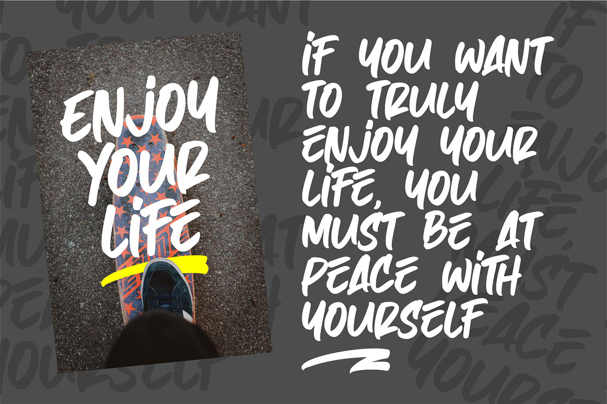 Hazard! STYLISH MARKER FONT preview 6