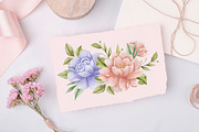 Watercolor Flowers & Cats collection, an Animal Illustration by Kira Konoshenko (Thumbnail 9 of 20)