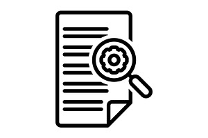 Source authority black icon, an Outline Icon by Creative priyanka