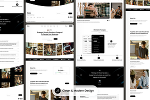 Business Agency Landing Page