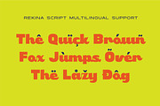 Rekina - Vintage Bold Script, a Script Font by Aksa & Nusa Co. (Thumbnail 2 of 9)