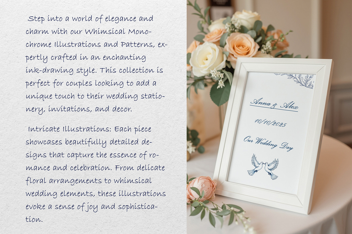 Whimsical Wedding Clipart Collection, a Decorative Illustration by AG Mockups (Photo 5 of 8)