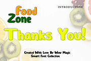 Food Zone, a Slab Serif Font by Wow Magic (Thumbnail 3 of 3)