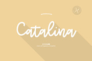 CATALINA MONOLINE, a Handwritten Font by supfonts (Thumbnail 1 of 6)