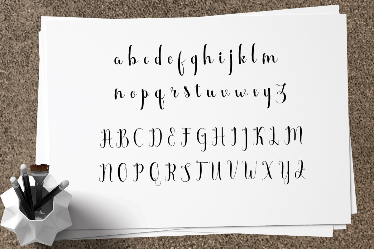 Scooter (Black Friday Sale), a Script Font by Deniz86 (Photo 9 of 10)