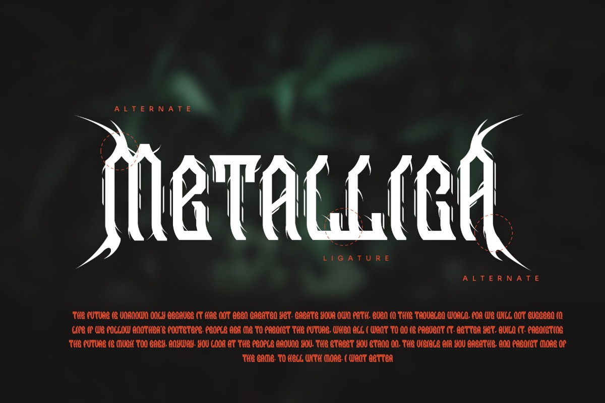 Vetlicaz - Blackletter Font, a Blackletter Font by Dhabee (Photo 8 of 12)