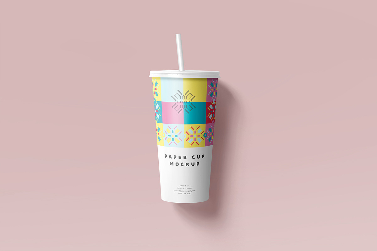 Soda Cup Mockup, a Product Mockup by PixelVoyager (Photo 4 of 11)