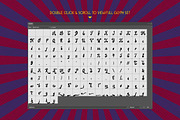 Lightning - A Bold Retro Font, a Script Font by Graphiqa Studio (Thumbnail 10 of 11)