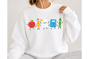 School Supply Mini Characters PNG, a Seasonal Illustration by DreamCafeArt (Thumbnail 3 of 6)